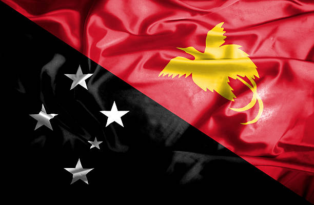 istock Papua New Guinea waving flag 470724391