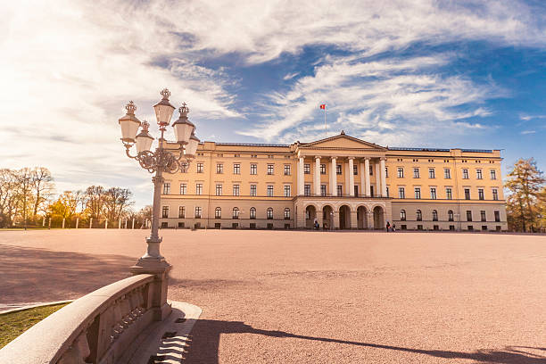 istock Slottet: the Royal Palace in Oslo, Norway 470724980