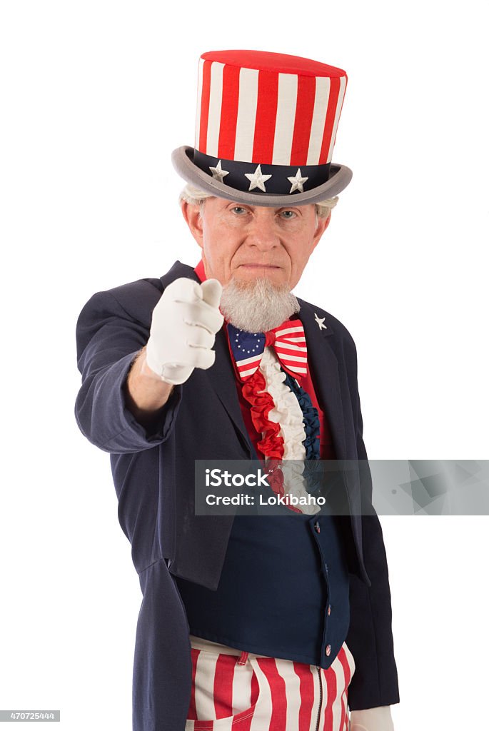 Onkel Sam möchte Sie jetzt - Lizenzfrei Uncle Sam Stock-Foto