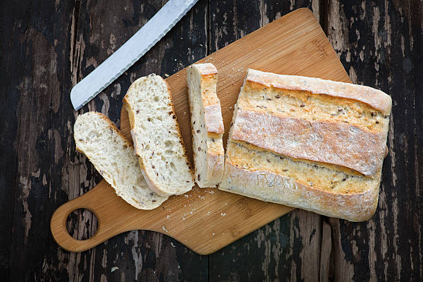 ciabatta bread stock photo