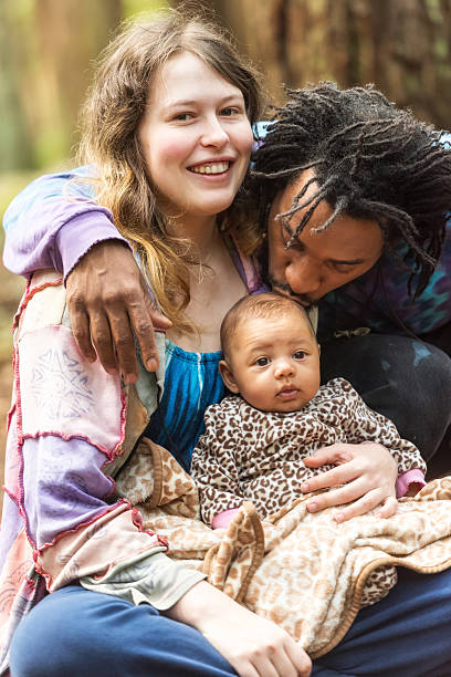 istock Loving mixed race family 470731132