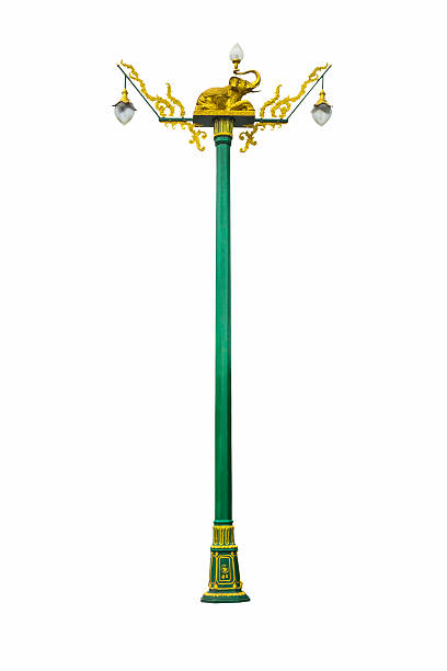 istock Golden elephant Street lamp 470731198