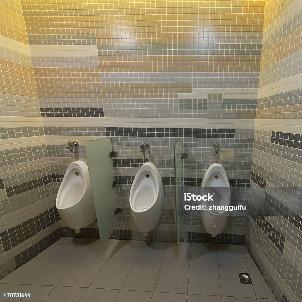 Toilet Urinal Stock Photo - Download Image Now - 2015, Bathroom, Built Structure