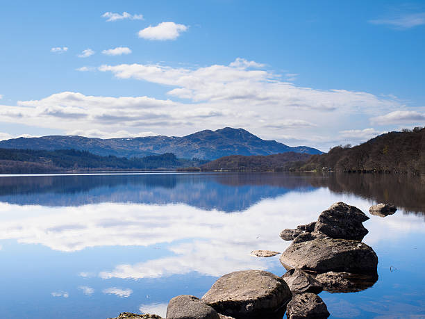 Beautiful Loch Venachar in the Trossachs, Scotland.
