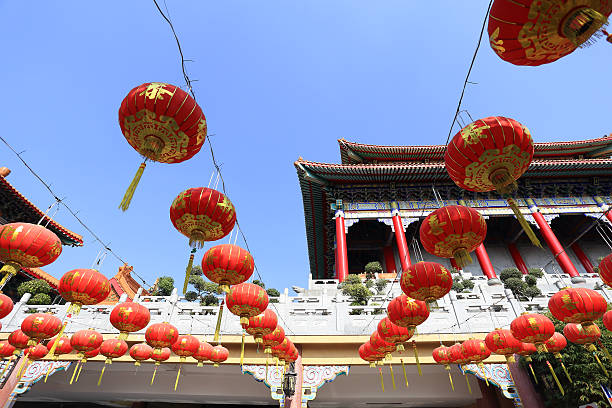 istock Chinese lanterns during new year festival 470734597