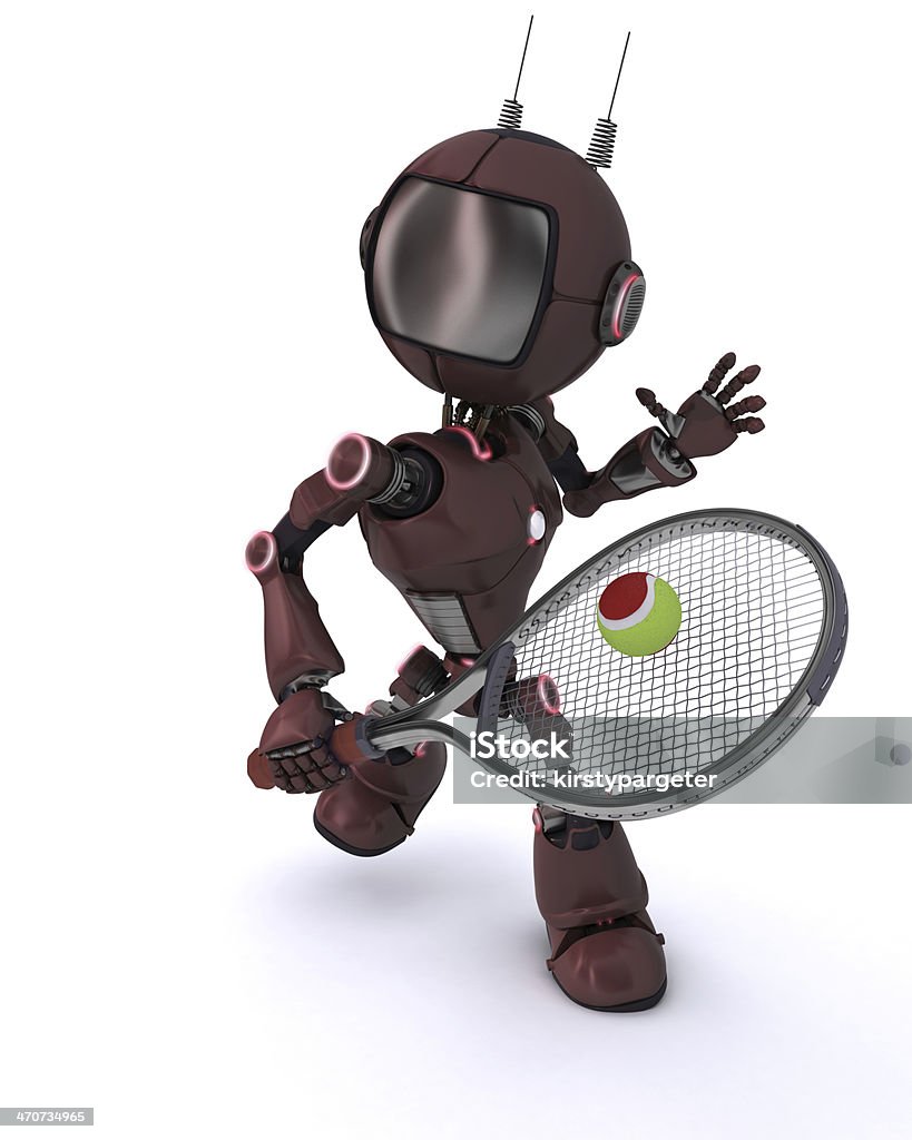 Android-tennis - Lizenzfrei Cyborg Stock-Foto