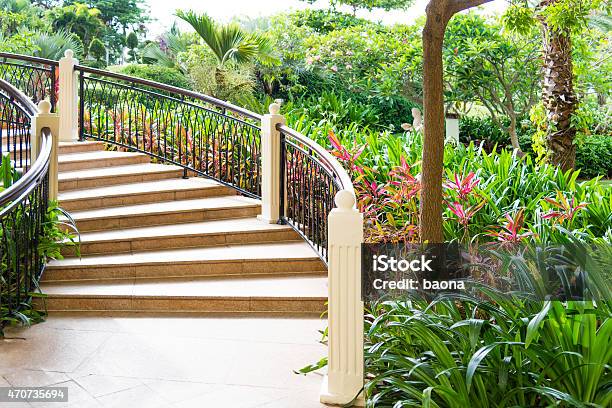 Outdoor Staircase Stock Photo - Download Image Now - 2015, Abstract, Accessibility