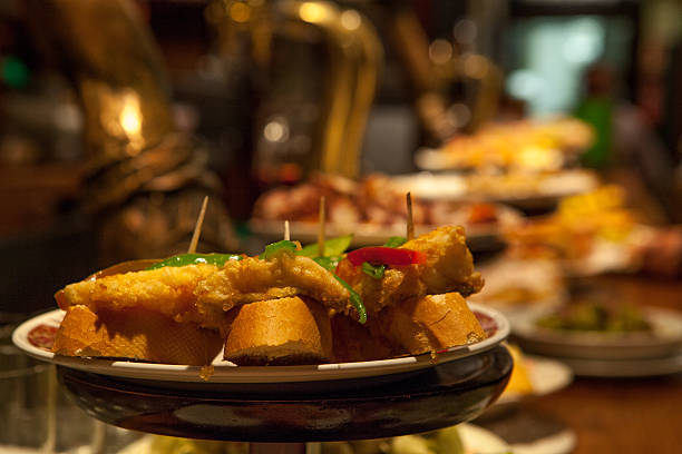 Pintxos in Donosti stock photo