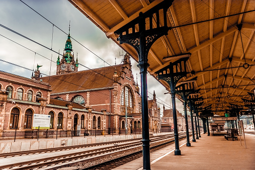 Main station of Gdansk in Poland - Gdansk Glowny
