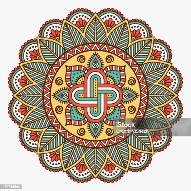 Mandala Stock Illustration - Download Image Now - 2015, Abstract, Ammunition