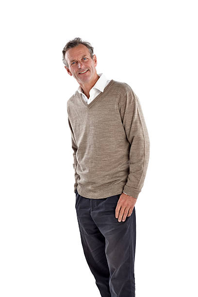 istock Portrait of handsome mature man posing on white 470743012
