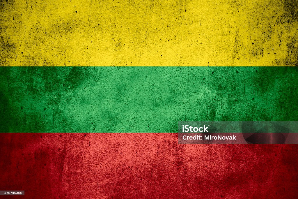 Bandeira da Lituânia - Foto de stock de 2015 royalty-free