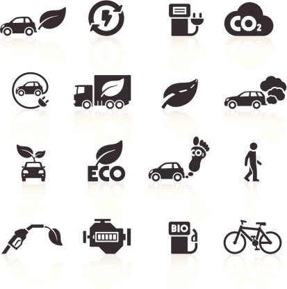 Cars and the Environment Icons. Layered & grouped for ease of use. Download includes EPS 8, EPS 10 and high resolution JPEG & PNG files.