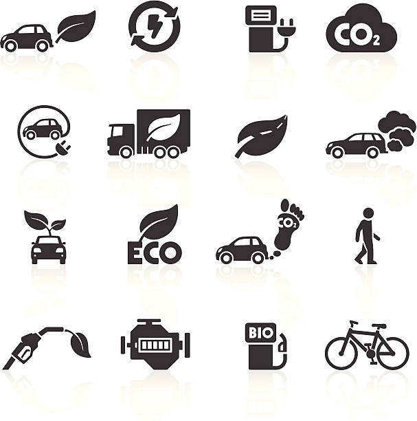 Cars and the Environment Icons Cars and the Environment Icons. Layered & grouped for ease of use. Download includes EPS 8, EPS 10 and high resolution JPEG & PNG files. hybrid vehicle stock illustrations