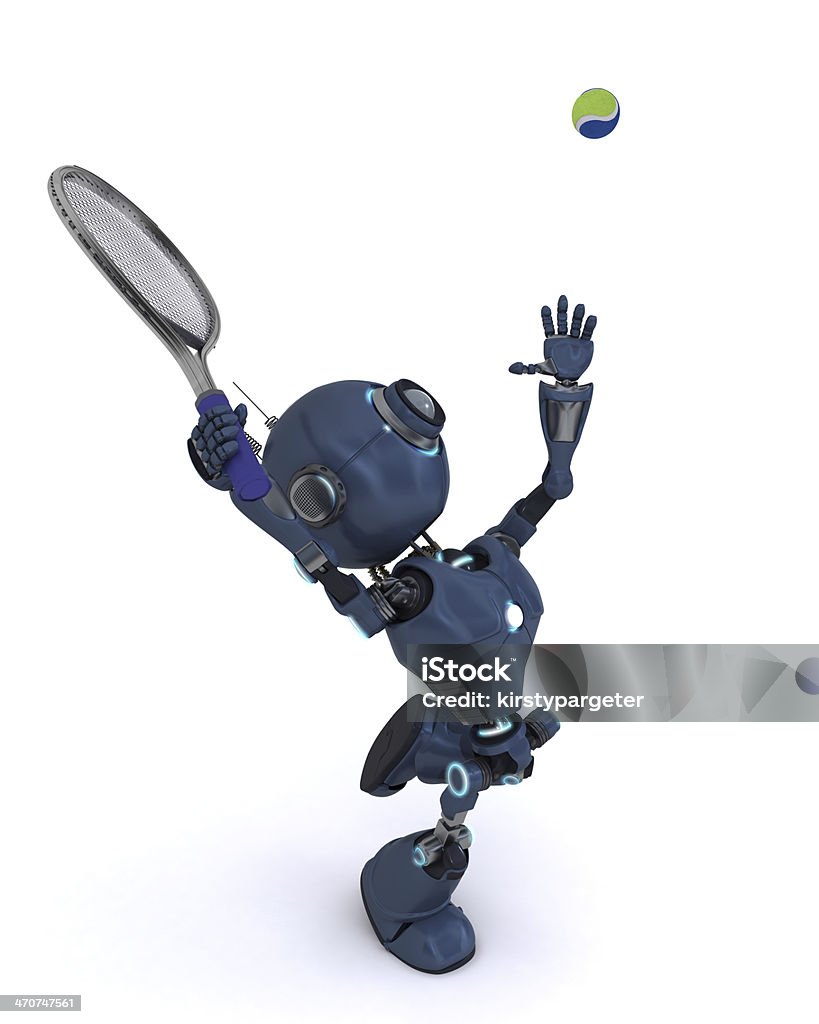 Android-tennis - Lizenzfrei Roboter Stock-Foto