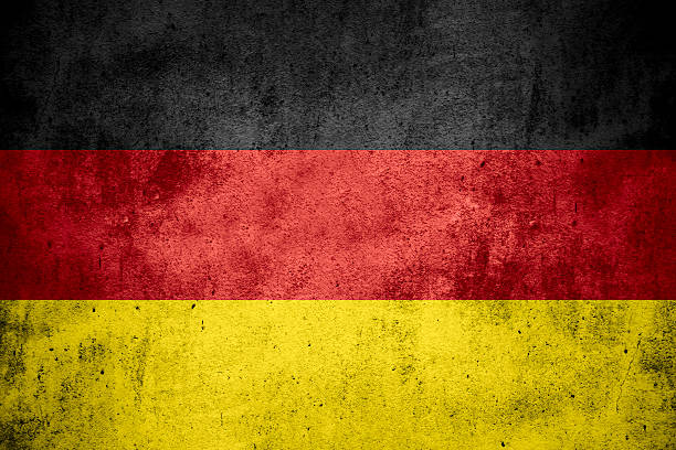 flag of Germany stock photo