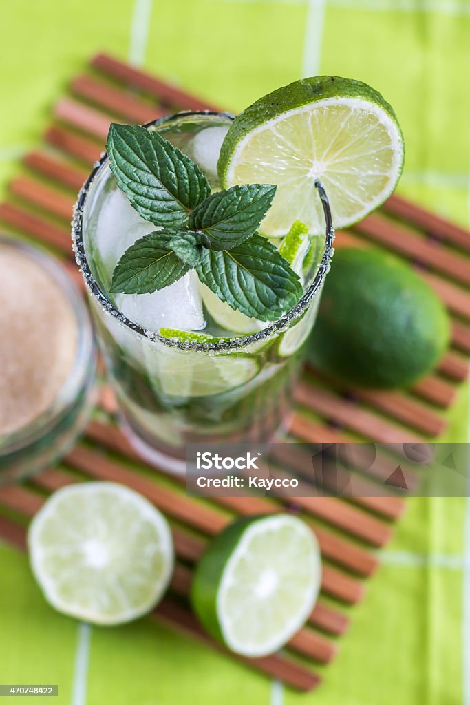 Mojito Drink Mojito Lime Drink Cocktail 2015 Stock Photo