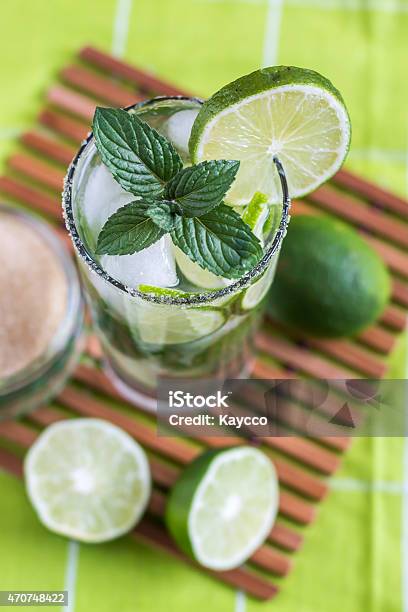 Mojito Drink Stock Photo - Download Image Now - 2015, Above, Alcohol - Drink