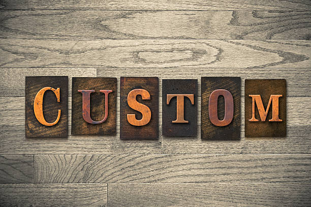 istock Custom Wooden Letterpress Theme 470748562