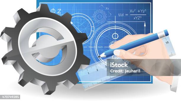 Mechanische Design Services Stock Vektor Art und mehr Bilder von Produktdesigner - Produktdesigner, Abstrakt, Ausrüstung und Geräte