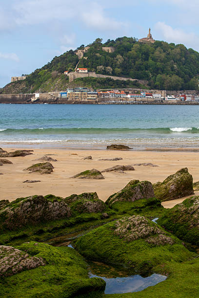 Donostia. La Concha beach stock photo