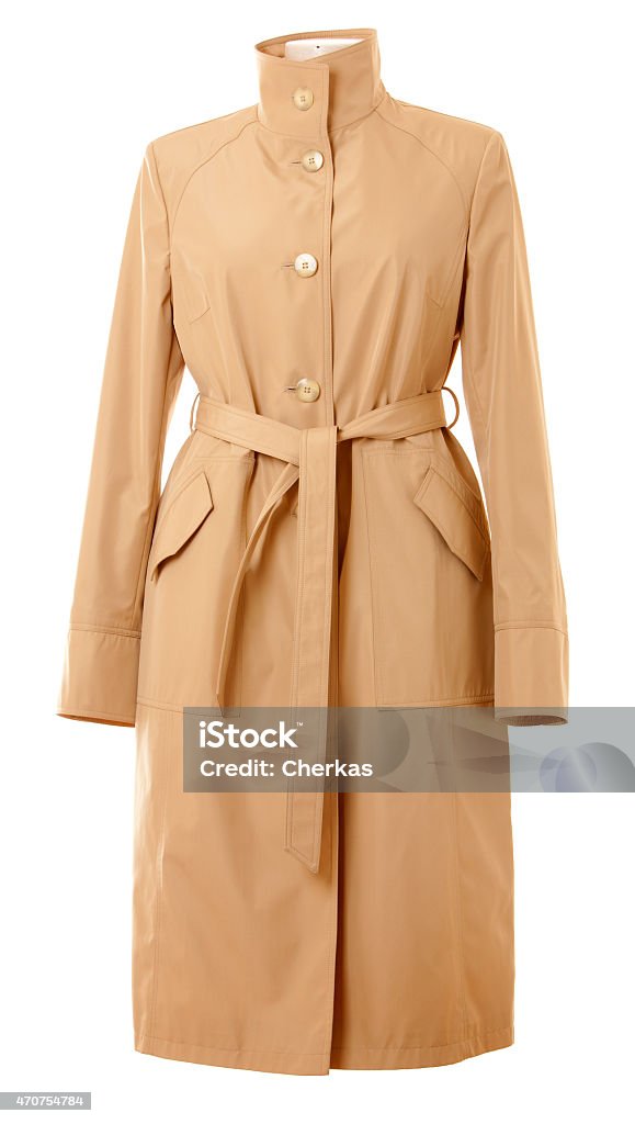 coat isolated coat isolated on white background 2015 Stock Photo