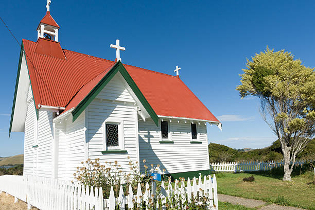 istock St Mary's Anglican Church, Waikawa. 470754934