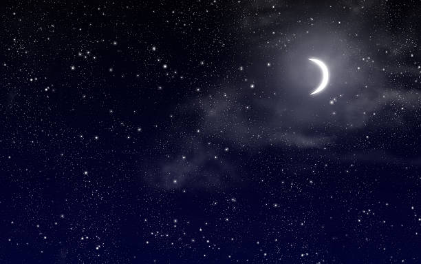 istock sky with stars and full moon 470755772