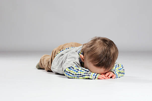 Young boy toddler stock photo