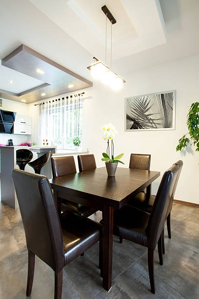 istock Eating area in modern house 470760460