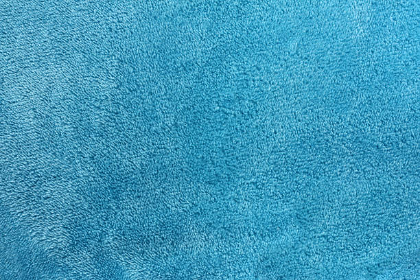 miękki mikroflis z niebieskim tle - blue carpet rug fiber zdjęcia i obrazy z banku zdjęć