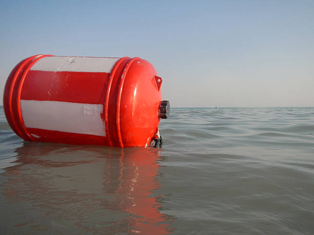 istock Swimming buoy in the water 470765120