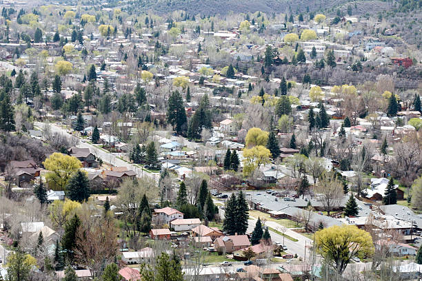 istock Durango, Colorado with leaves opening in the springtime 470765488