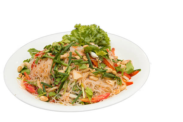 istock Thai spicy seafood with vermicelli salad 470767054