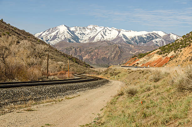 istock Railroad Tracks with an S-Curve 470768428