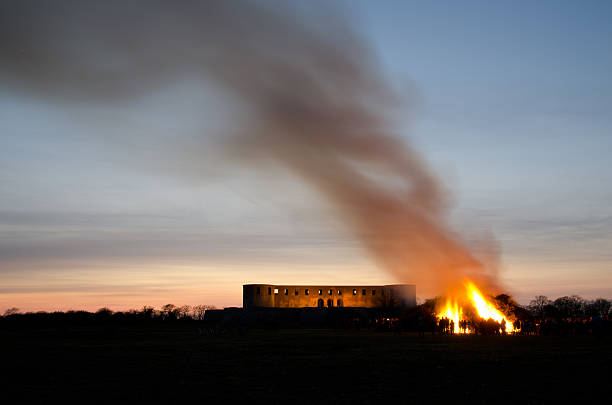 valborg 화재 - walpurgis 뉴스 사진 이미지