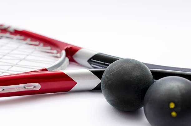raquete de abóbora - racket ball indoors competition imagens e fotografias de stock