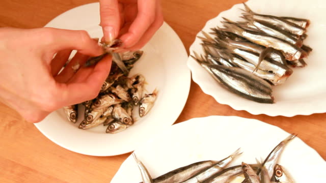 preparation of anchovies
