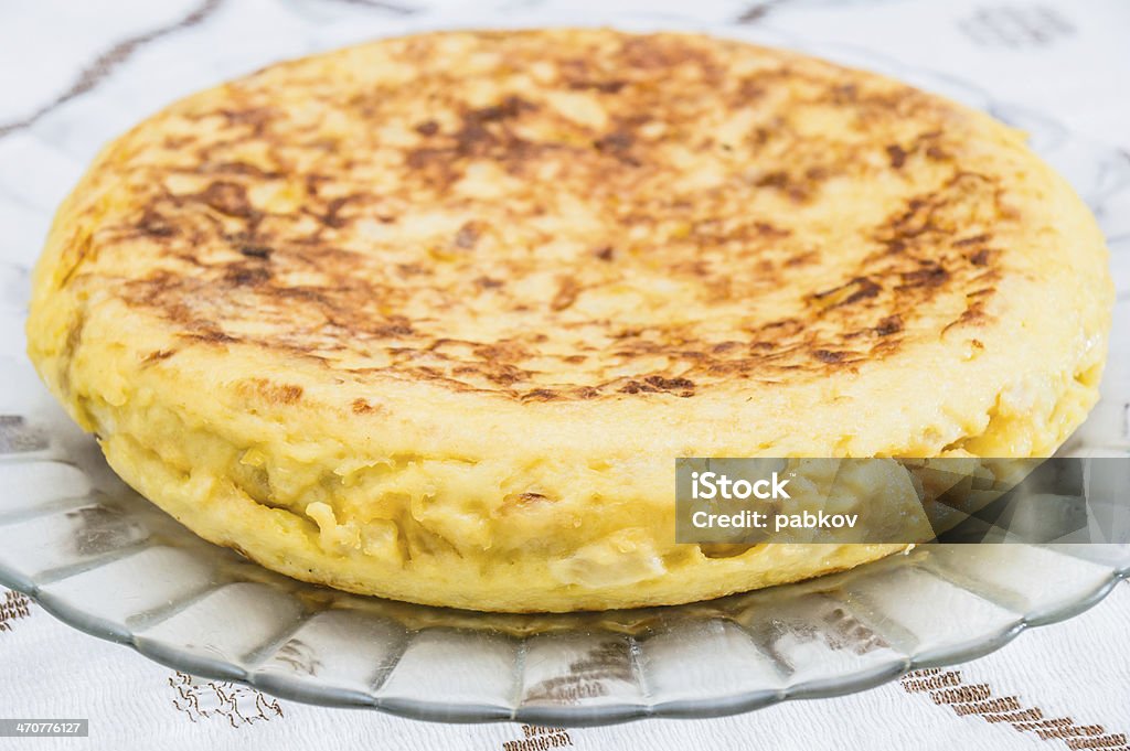 Spanish omelette Backgrounds Stock Photo