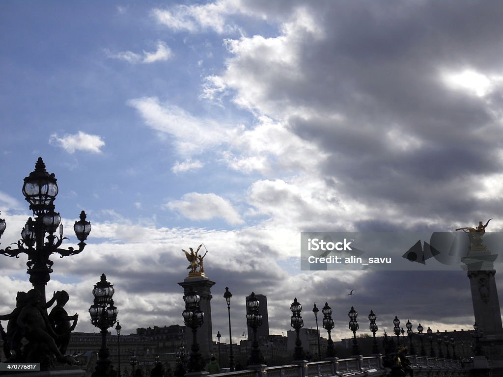 Grand Palais and Pont Alexandre III, Paris XXXLarge Baroque Style Stock Photo