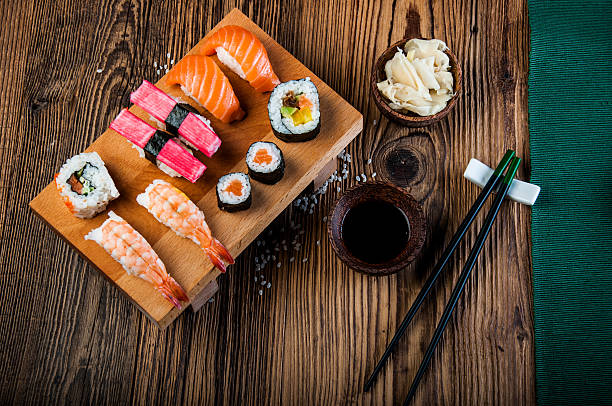 istock Oriental Japanese sushi 470777391
