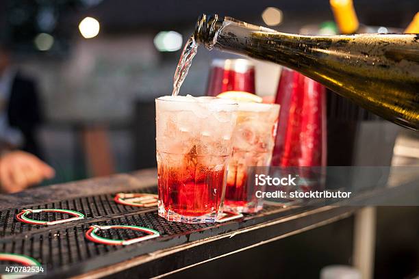 Red Cocktail Stock Photo - Download Image Now - Campari, 2015, Abscess