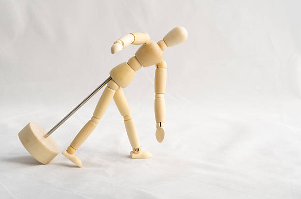 istock Artist Figure Caught Walking, Suprised 470783309