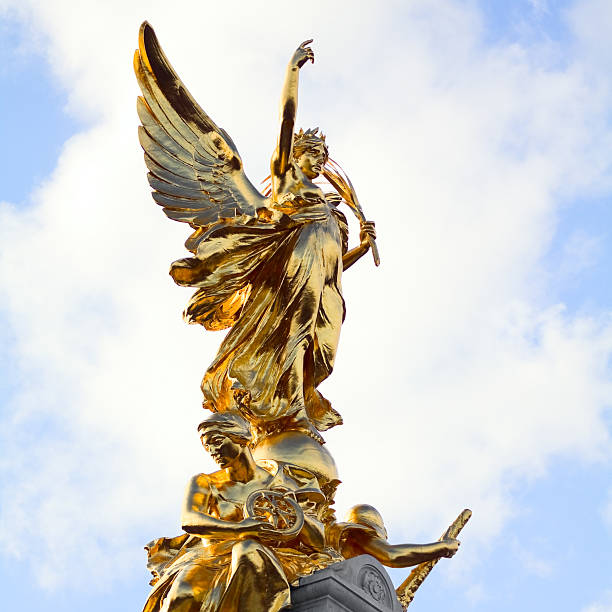 istock Bright golden Victoria Monument 470785264