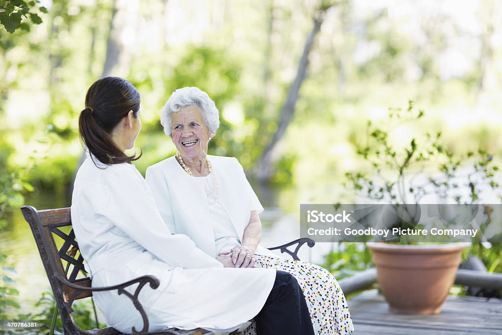 In einer lebhaften Diskussion - Lizenzfrei Alter Erwachsener Stock-Foto