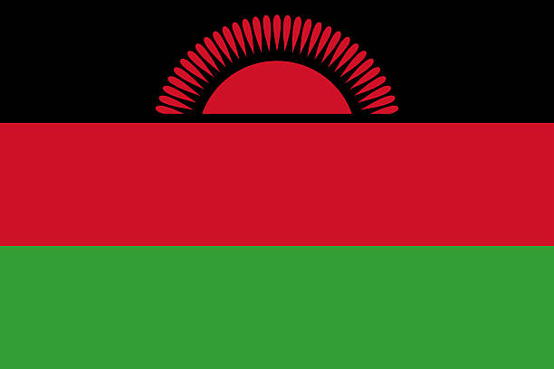 Malawi Flag Malawi Flag malawi stock pictures, royalty-free photos & images