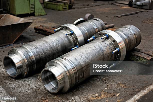 New Industrial Pipes Stock Photo - Download Image Now - Appliance, Basement, Blue-collar Worker