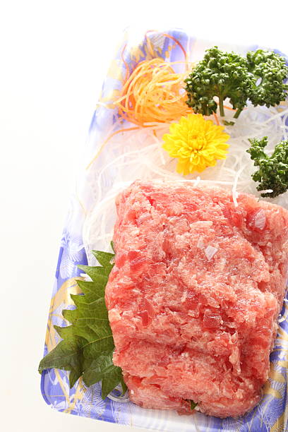 istock close up of tuna fish mince 470793765
