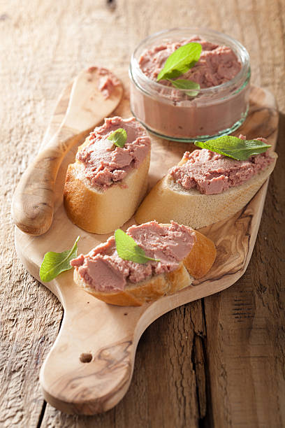 istock healthy chicken liver pate with sage in jar and bread 470795098