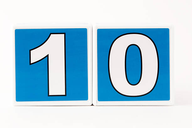 istock Number 10 Child's Building Block 470797278